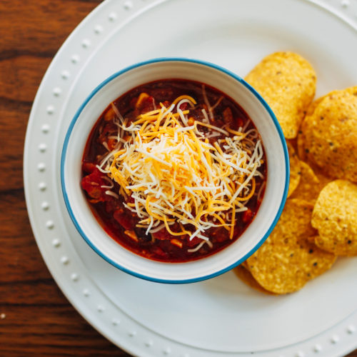 Crockpot Taco Soup — Made with Pantry-Friendly Ingredients
