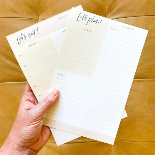 Meal Planner Notepad that Makes Weekly Planning a Breeze