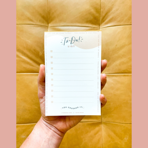 What is a Ta Da List? How I Boost Self Love with this Nightly Ritual